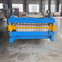 Máquina Perfiladora de Láminas para Techos con Perfil de Teja Corrugada y Trapezoidal TR4 TR5 de Doble Capa, Estándar CE