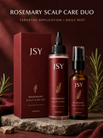 Duo de soins capillaires à la rosemarine sous marque privée : Tonique et spray d'huile pour usage quotidien, hydratant et nourrissant – Fabricant OEM ODM, vente en gros