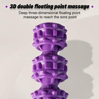 Bâton de massage musculaire pour la relaxation du corps Bâton de yoga à trois balles pour la liposuccion et la récupération post-chirurgie