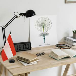 Bandiera da Tavolo dell'Austria in Poliestere con Base in Plastica ABS e Asta, Decorazione da Scrivania per Ufficio - Product Image 5