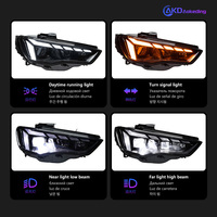 2PCS AKD Car Styling Head Lamp pour BMW Audi A3 2013-2016 RS3 Phare LED DRL Hid Bi Xenon Accessoires Auto
