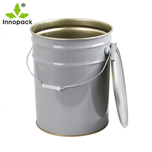 Made in China 20L Metal <b>Bucket</b> Flower Lid Support Printing Custom logo - Product Image 2