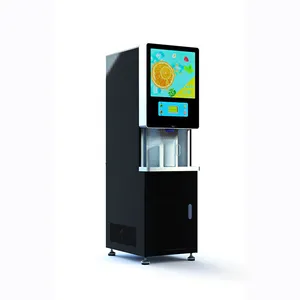 Kualitas tinggi disesuaikan bisnis 60KG hangat layanan mandiri mesin penjual es pembuat kopi untuk toko kopi