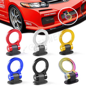 Crochet de remorquage factice décoratif JDM pour voiture de course, crochet de remorquage factice en plastique - Product Image 2