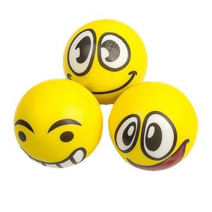 Balles anti-stress personnalisées <span class=keywords><strong>pas</strong></span> chères pour les visages, forme de ballon de basket, de baseball, en mousse PU pour adultes, jouets sensoriels de 2,5 pouces, cadeaux de Noël, de remise de diplôme pour enfants - Product Image 1