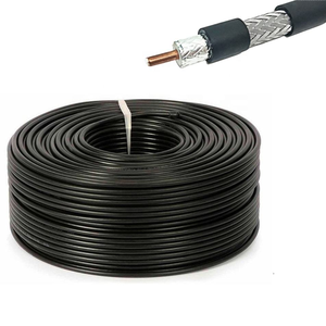 Cable Coaxial de Cobre CCA BC LMR400 de Baja Pérdida 400 KSR400 SLL-400 con Cubierta de PVC PE para Antena de Radio WiFi y Comunicación - Product Image 1
