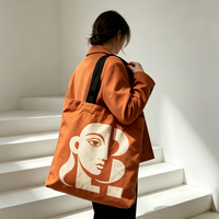 Sac de rangement zippé en toile personnalisé, écologique et réutilisable, pochette longue portable pour kits d'entretien de chaussures et produits de beauté