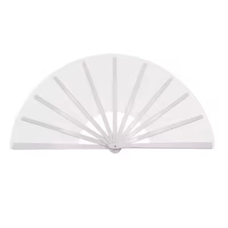 White fan with white rib