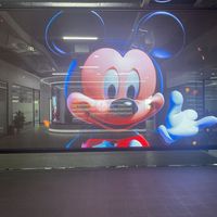 Écran LED transparent P2.5 personnalisé 3D holographique vidéo mur d'affichage intérieur centre commercial publicité extérieure prêt pour la location SDK