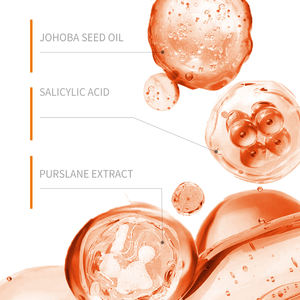 Mascarilla de barro de limpieza de poros de etiqueta privada OEM Mascarilla de arcilla purificadora de control de aceite con ácido salicílico Jojoba Purslane para espinillas de acné - Product Image 4