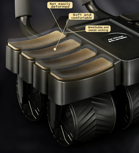 Hiệu suất cao <span class=keywords><strong>Ab</strong></span> bánh xe đa con lăn và 8 khuỷu tay hỗ trợ tập thể dục và phòng tập thể Dục Đào Tạo cơ bắp con lăn - Product Image 4