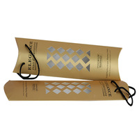 Boîtes de papier d'emballage personnalisé rapide Logo ou pas Pvc fenêtre Bundle Hair Extension Hairspray Boxes