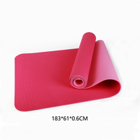 Tapis de yoga professionnel en TPE bicolore de 6 mm avec symétrie et alignement biomécaniques de précision – Vente en gros de tapis de yoga