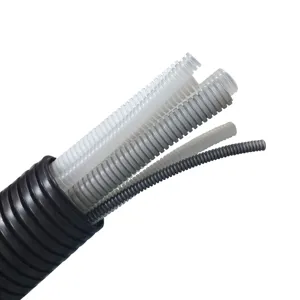 Usine chinoise, vente en gros, tube de protection en plastique ondulé, tuyau flexible de raccord de fil, tuyau électrique de petit diamètre