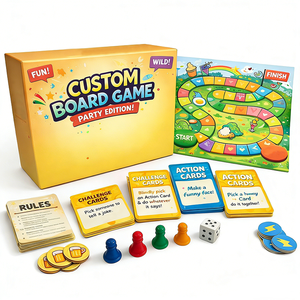Custom Board Game OEM Factory Eco Friendly <b>Card</b> Play Fun Game Personalized Indoor <b>Table</b> Game Printing Manufacturer - Product Image 1