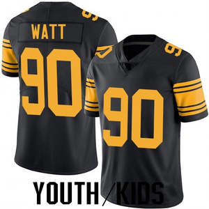 Juvenil/infantil 8 Kenny Pickett 22 najee Harris 90 T. <span class=keywords><strong>J.</strong></span> Jersey de fútbol Watt cosido - Product Image 5