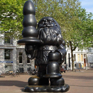 Estatua de Bronce de <span class=keywords><strong>Santa</strong></span> <span class=keywords><strong>Claus</strong></span> de Tamaño Real para Festivales al Aire Libre, Impresión Offset, Color Personalizado, Decoración Navideña - Product Image 4
