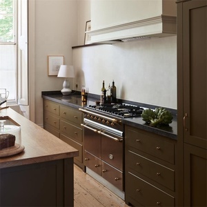 Gabinetes de cocina de diseños modernos Cavio, muebles para el hogar personalizados completos, Unidad de melamina de estilo coctelera, armarios de doble fregadero, cocina - Product Image 4