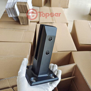 Thép không gỉ Kính lan can hàng rào ban công có thể điều chỉnh Spigot kẹp vuông 190mm kính lan can Spigot hàng rào - Product Image 1