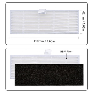 Fregona con filtro HEPA para cepillo lateral principal para <span class=keywords><strong>aspiradora</strong></span> Proscenic M7 Pro Kyvol Cybervac S31 <span class=keywords><strong>Honiture</strong></span> Q6 Uoni Lenovo T1 Pro - Product Image 3