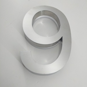 Número de Dirección Iluminado LED de Acero Inoxidable de 5 Pulgadas de Altura, Placa de Número de Puerta Iluminada para Oficina, Bar, Hogar, Jardín, Casa - Product Image 4