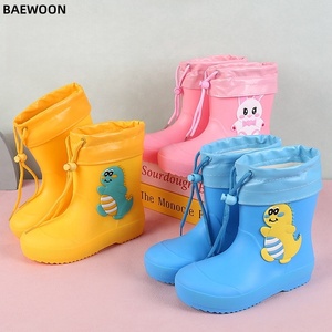 BAEWOON CRB10 <span class=keywords><strong>Bottes</strong></span> <span class=keywords><strong>de</strong></span> <span class=keywords><strong>pluie</strong></span> pour enfants, <span class=keywords><strong>bottes</strong></span> <span class=keywords><strong>de</strong></span> <span class=keywords><strong>pluie</strong></span> pour garçons et filles, antidérapantes, imperméables, chaussures d'eau pour enfants, chaussures d'eau pour étudiants, dessin animé - Product Image 1