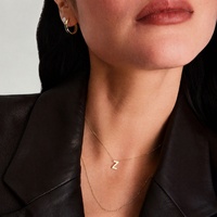Collier chaîne Gemnel délicat et raffiné pour femme, chaîne torsadée à superposer avec pendentif, cadeau bijoux