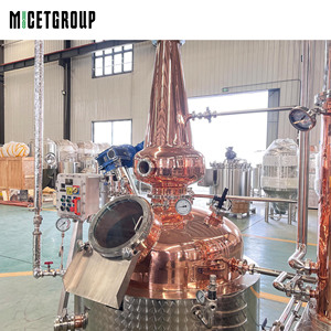 Distillateur hybride cuivre-acier inoxydable Ace 450L avec moteur à engrenages pour ligne de production d'alcool artisanal, brandy de fruits, whisky, gin, <span class=keywords><strong>tequila</strong></span> - Product Image 4