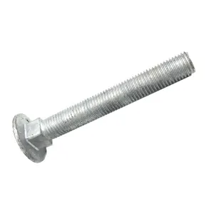 ASME/ANSI B 18.5 Zinc Plated Round Head Square Neck Carriage Bolt
