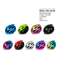 Casque de vélo pour adulte, en PC et EPS, 27 aérations, léger, réglable de 57 à 62 cm, pour VTT et vélo de route, casque de sécurité