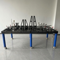 Nouvelle station de soudage 3D HebeiMeisida Heavy Duty D28, haute planité, dimensions personnalisées, fonte d'acier, revêtement au nitrure