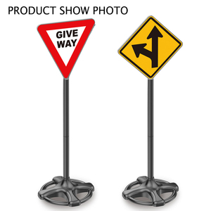 Giocattoli Educativi di Sicurezza Jacko, Segnali Stradali Giocattolo, Modello di Segnale <span class=keywords><strong>Stradale</strong></span> a Colonna Singola, Palo di Avvertimento - Product Image 2