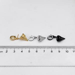 Accesorios de Perlas 31178DIY, Hebilla de Plata S925 para Colgante, Cuentas de 11-13 mm, Soporte Vacío, Hermoso Collar de Jade, Dijes para Colgantes DIY - Product Image 4