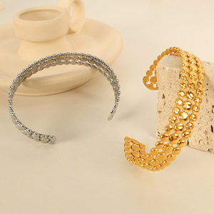 Adjustable <b>Ball</b> Chain <b>Bracelet</b> Gold Silver Unisex Jewelry Trendy Minimalist Design - Product Image 2