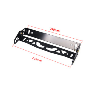 Support de plaque d'immatriculation réglable en alliage d'aluminium, style course, pour modification de moto - Product Image 1