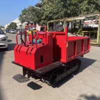 Mini-dumper diesel sur chenilles économique, mini-transporteur, camion-benne personnalisé