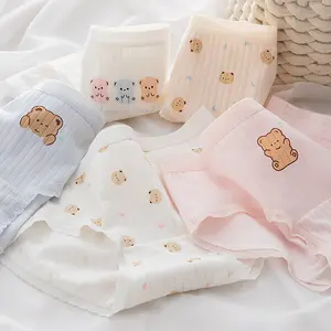 Cute Cartoon Women's Panties Breathable Comfortable Underwear Girl Cotton Briefs Cozy Lingerie Lovely Underpants Sale