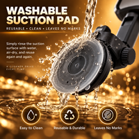 Support de téléphone universel pour voiture à ventouse en plastique, télescopique et réglable, pour grille d'aération et pare-brise, avec navigation GPS