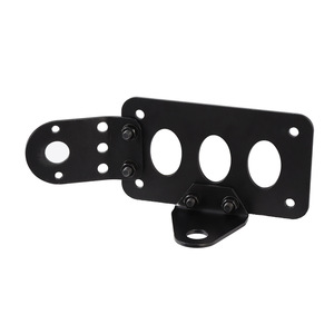 Soporte de Matrícula Lateral de Aluminio de Alta Calidad para Motocicleta, Marco de Luz Trasera para Touring XL <span class=keywords><strong>883</strong></span> <span class=keywords><strong>Chopper</strong></span> HCMOTORKU - Product Image 2