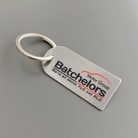Porte-clés en métal en acier inoxydable personnalisé du fabricant Porte-clés en métal avec logo personnalisé pour les cadeaux d'affaires promotionnels.