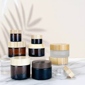 Envase de Crema con Patrón de Madera Marrón de Alto Brillo de 5g, 10g, 15g, 30g, 50g - Envases al por Mayor para Crema Facial para Marcas de Belleza - Product Image 3