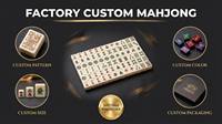 Set Mahjong Amerika Bertema Halloween 166 Ubin Permainan Mahjong Akrilik Unik untuk Pesta Liburan dan Pertemuan Keluarga