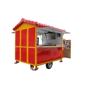 Remolque De Comida มินิแวนร้านขายกาแฟมือถือรถพ่วงรถสำหรับไอศครีมถนนร้อน - Product Image 6