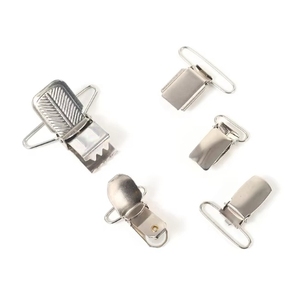 Clip de correa de hebilla de pico de pato de aleación de zinc ecológico al por mayor de fábrica pegado y no pegado para camisas y correas de equipaje - Product Image 4