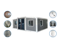Maison en conteneur d'expédition de luxe Maison en conteneur de 40 pieds Appartement extensible Maison préfabriquée en conteneur
