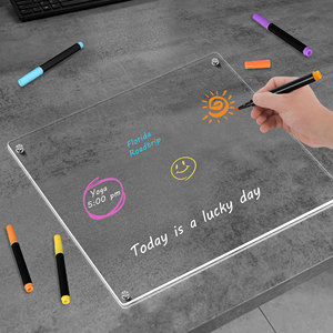 Calendario Acrílico Magnético Reutilizable Personalizado, Pizarra de Borrado en Seco con Tablero de Notas para Refrigerador - Product Image 6