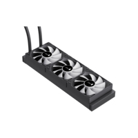 Refroidisseur liquide pour processeur ARGB 360 mm, radiateur en aluminium pur, écran LCD, système de refroidissement par eau ultra silencieux 22 dBA