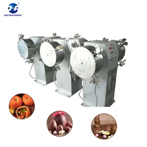 Factory Wholesale Small Automatic Speed Adjustable Electrical Hollow Chocolate Spinning Machine Chocolate Egg Molding Machine