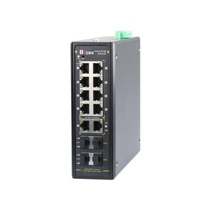สวิตช์เครือข่าย HZGWS 8 พอร์ต 10*10/100/1000 RJ45 พร้อมพอร์ตอัปลิงค์ SFP ไฟเบอร์ 4*100/1000 สำหรับกล้องวงจรปิด CCTV IP - Product Image 3