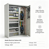 Panel de Control de Arranque Suave para Bomba Contra Incendios con Programación PLC Personalizada, Caja de Interruptores Eléctricos Industriales